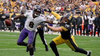 Steelers, AFC North Absolutely Laugh At Lamar Jackson's Crazy Stat Goal After Becoming Highest Paid Player In NFL History  (AFC North News). Photo by Gene J. Puskar / AP 